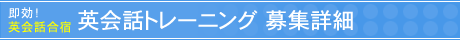 �p��b�g���[�j���O(�p��b���h)�@��W�ڍ�